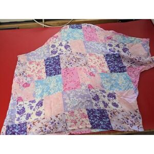 Emily Wonder‎ Womens S one arm patchwork multicolor top blouse